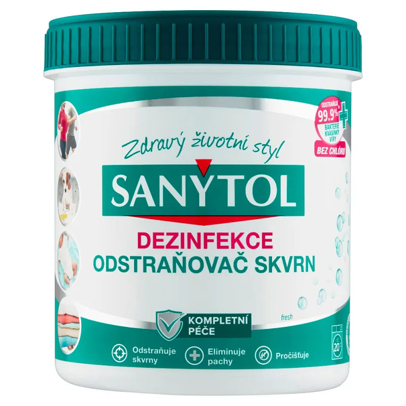 Dezinfekční odstraňovač skvrn SANYTOL 450g