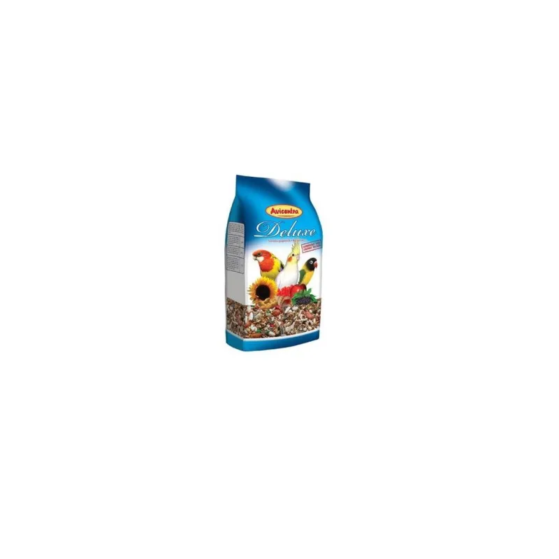 Avicentra Deluxe Malý a střední papoušek 1 kg