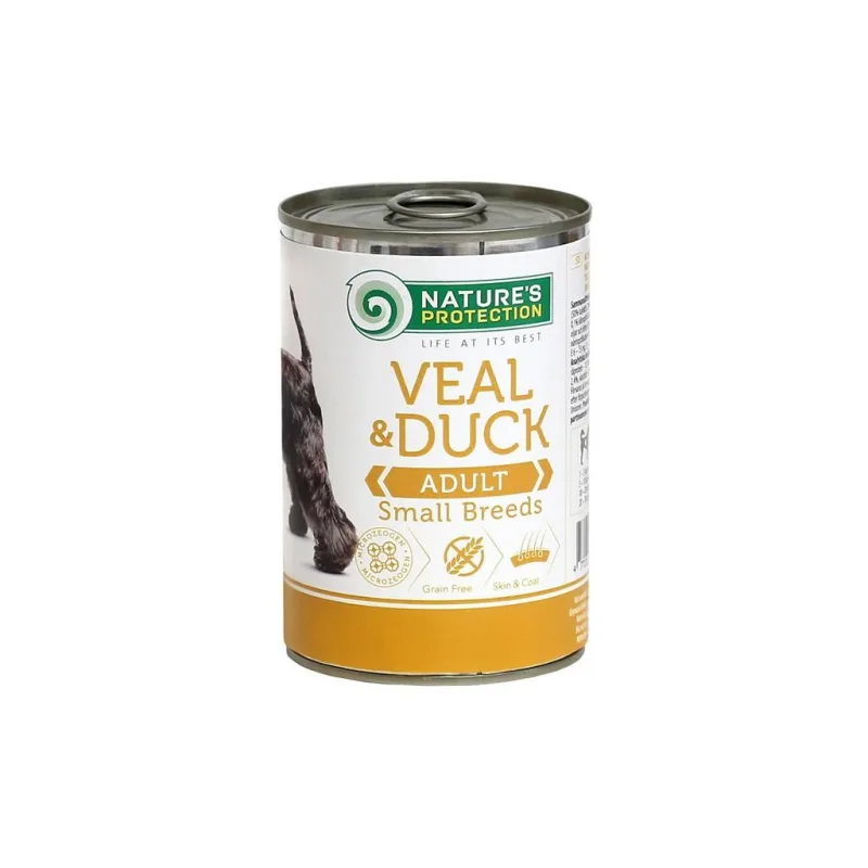 Nature's Protection Dog Small telecí/kachna 400 g