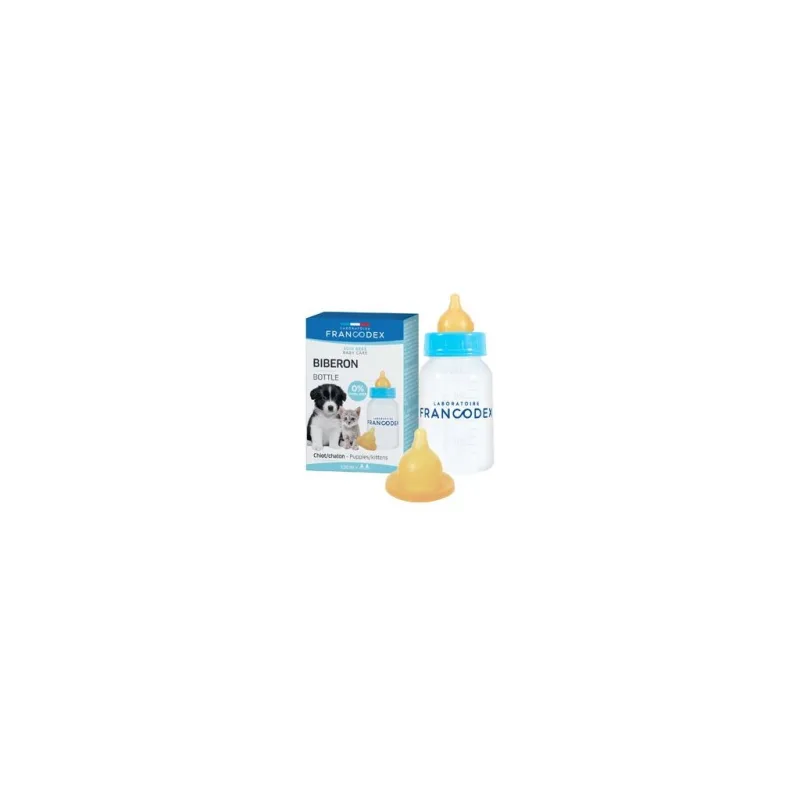 Francodex Láhev pro krmení štěňat a koťat 120 ml