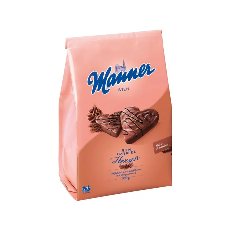 Manner Rumová srdce 300 g
