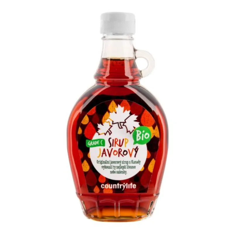 Country Life Sirup javorový C Bio 250 ml
