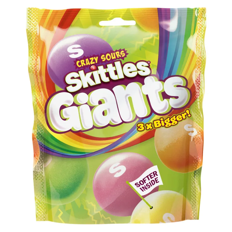 Skittles Crazy Sours Giants 132g