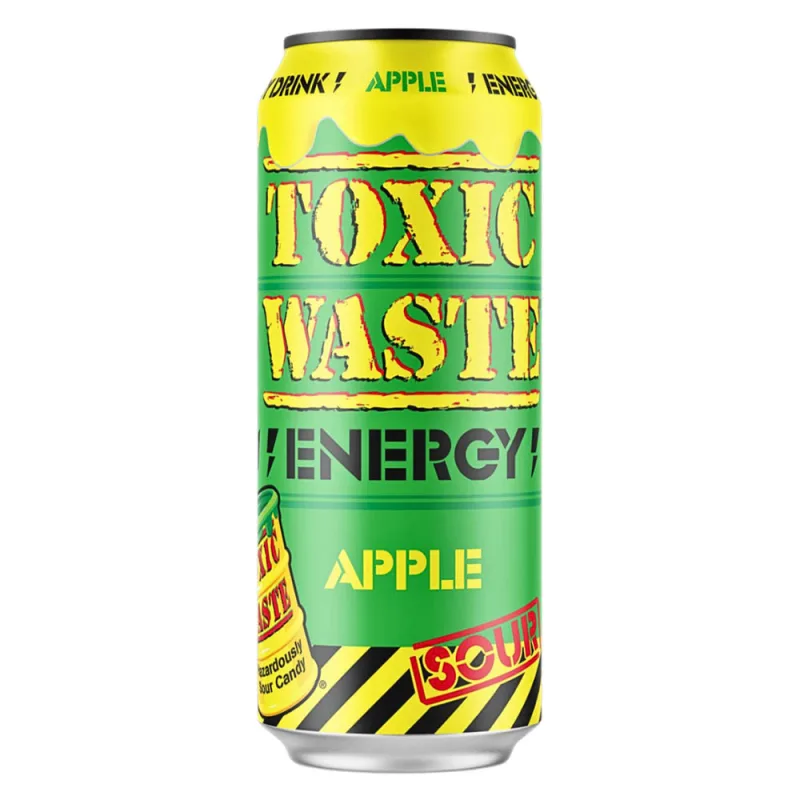 Toxic Waste Energy Sour Apple 500ml