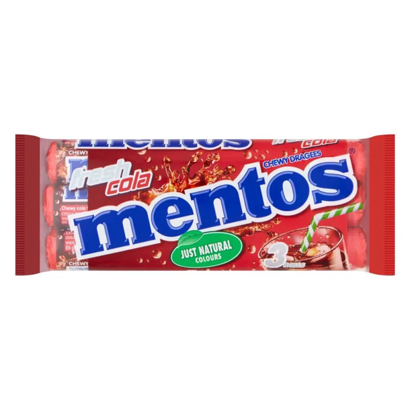 Mentos Fresh Cola 3pack 112,5g