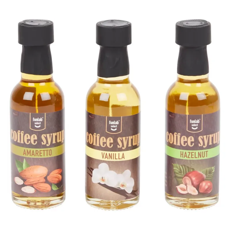 Funlab Select Coffee Amaretto - Vanilla - Hazelnut 3x45ml – náhled 2