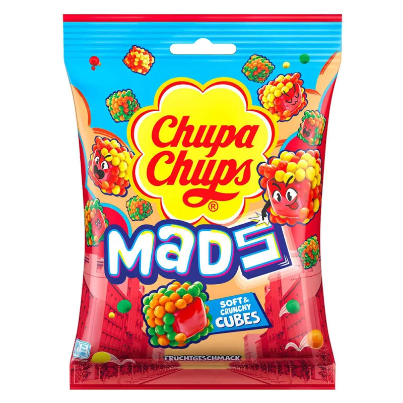 Chupa Chups Mads Fruits 115g