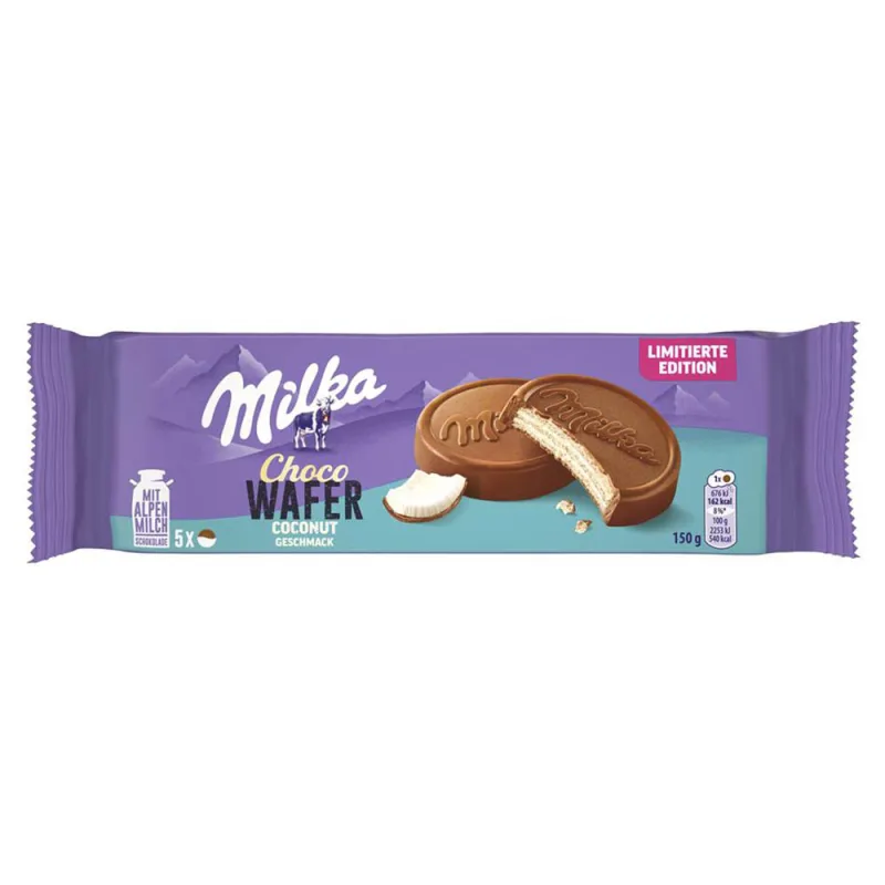 Milka Choco Wafer Coconut 150g