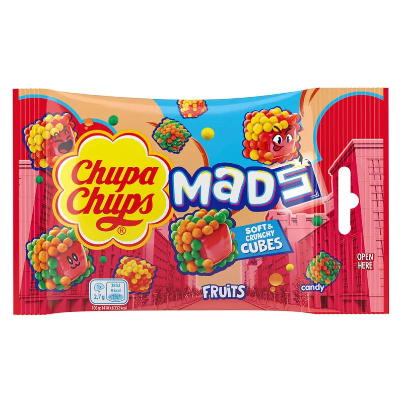 Chupa Chups Mads Fruits 45g