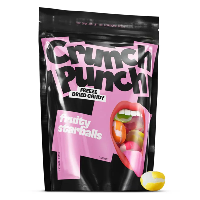 Crunch Punch Fruity Starballs 50g