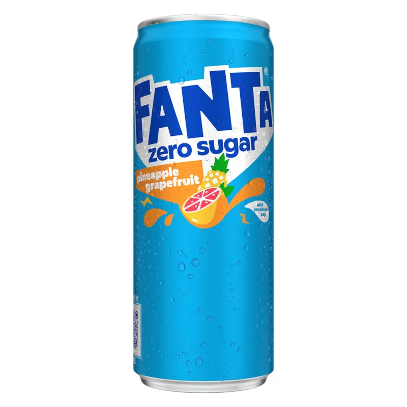 Fanta Pineapple Grapefruit Zero Sugar 250ml