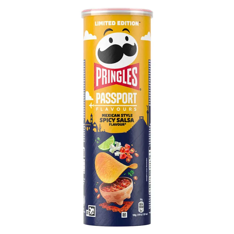Pringles Passport Mexican Style Spicy Salsa 165g