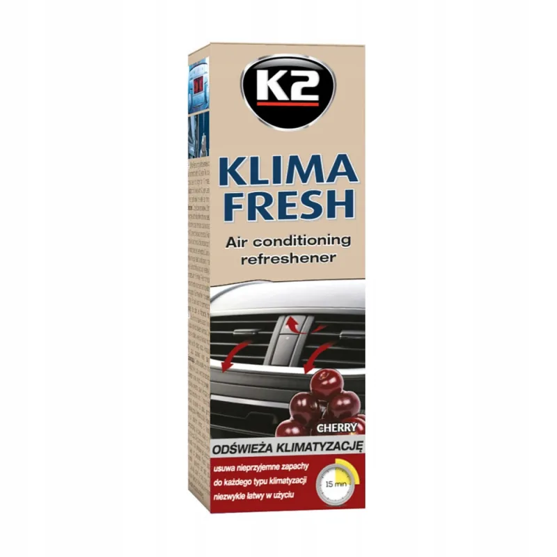 K2 Klima Fresh - Čistič klimatizace s aroma Cherry