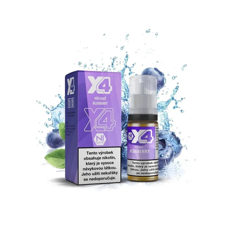 X4 Bar Juice Salt - E-liquid - Blueberry - 20mg