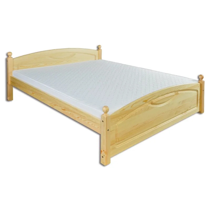Drewmax LK103 - Dřevěná postel masiv dvojlůžko 160 cm