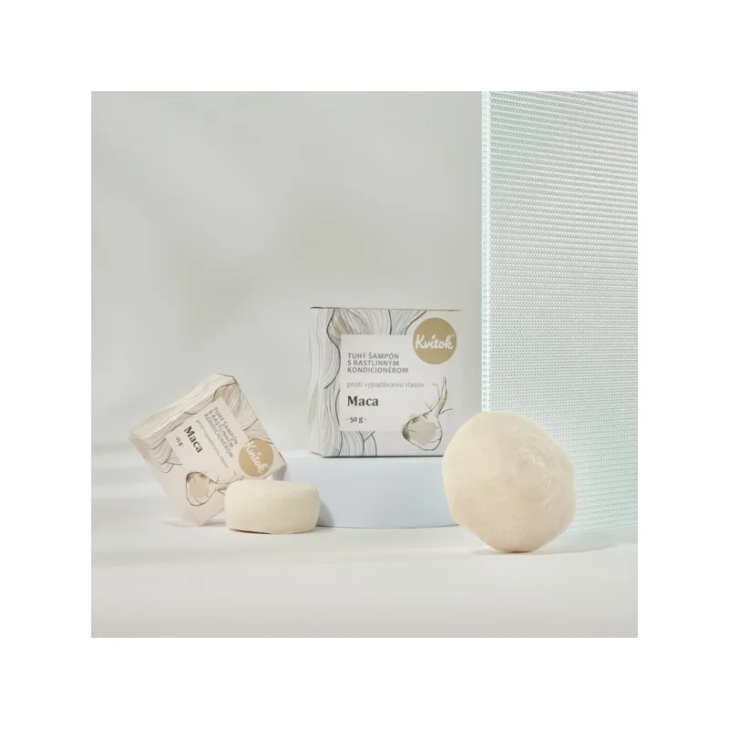 Kvitok tuhý šampon proti vypadávání vlasů Maca 25 g