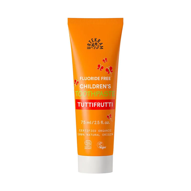 Urtekram Bio detská zubná pasta Tutti frutti 75 ml