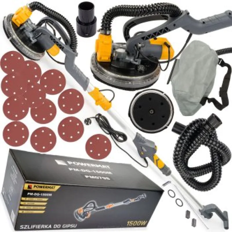 Bruska na sádrokarton POWERMAT PM-DG-1500M, 1,5 kW