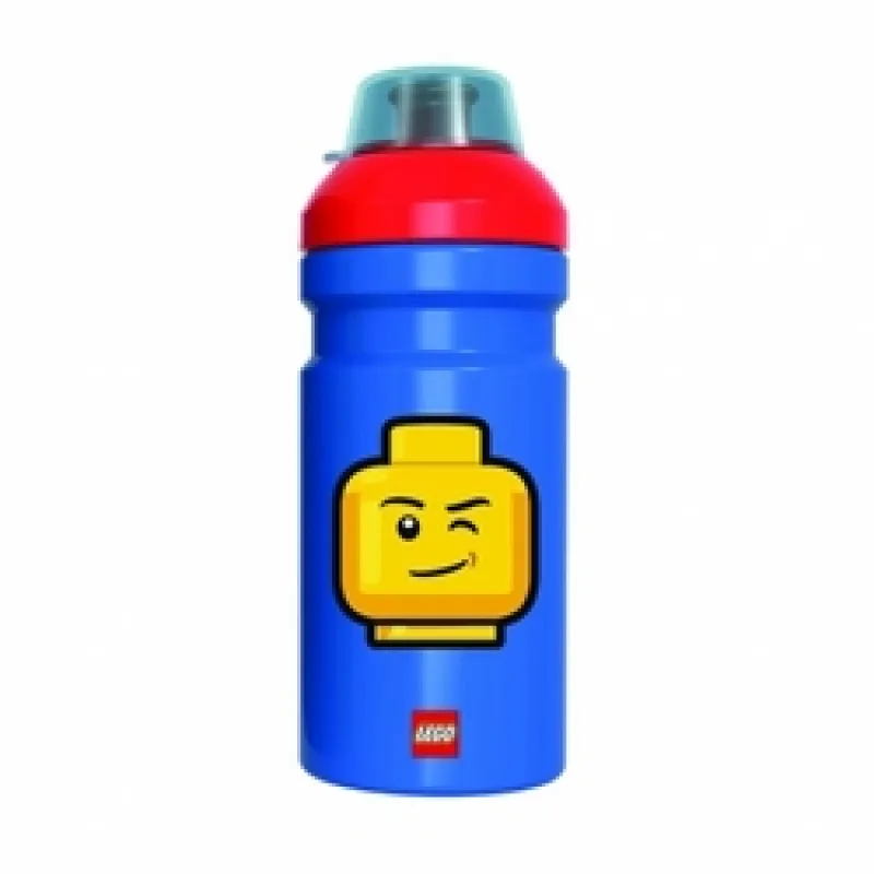 LEGO® ICONIC Classic láhev na pití - červená/modrá
