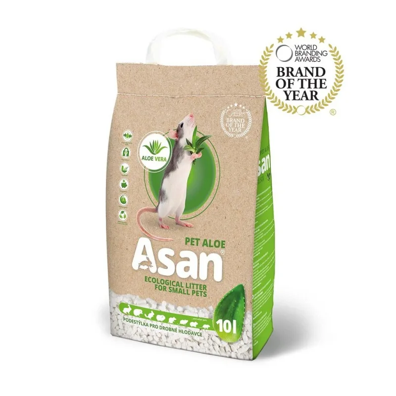ASAN Pet Aloe podestýlka pro hlodavce a králíčky 10 L