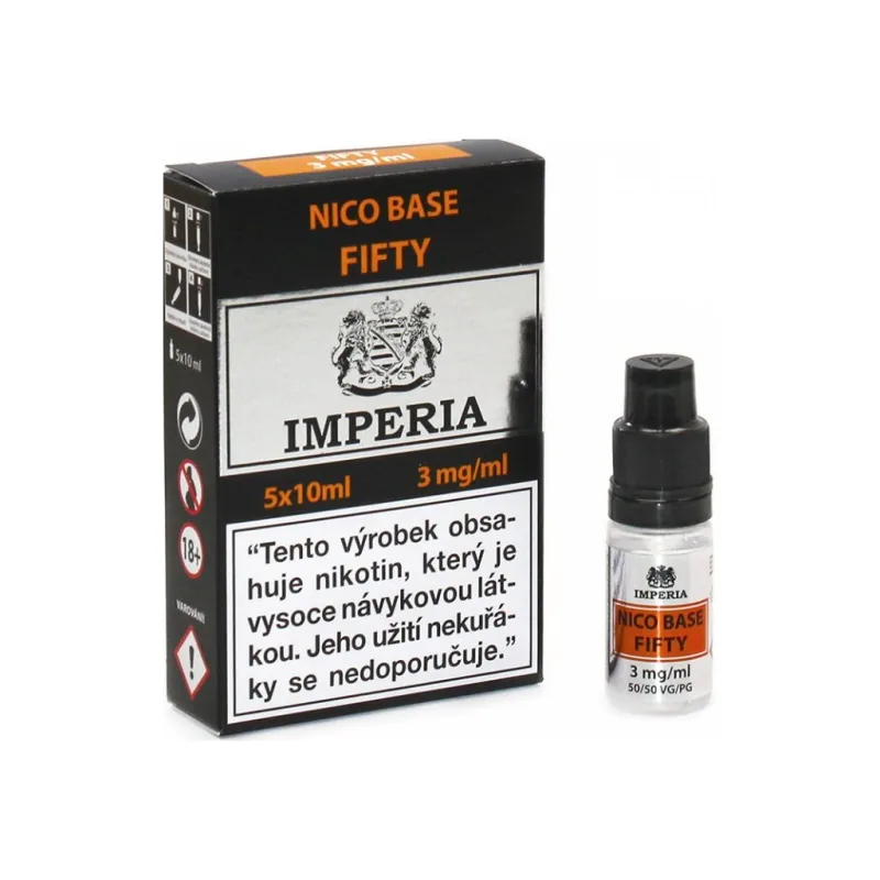 Báze Imperia PG/VG (50/50) 5x10ml, 3mg