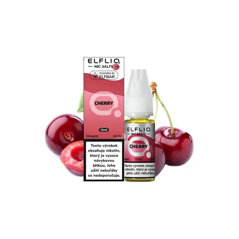 Elf Bar Elfliq - Salt e-liquid - Cherry - 10ml - 10mg