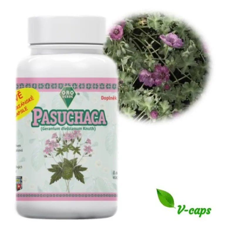 Oro Verde Pasuchaca (Geranium dielsianum Kunth.) - VEGA kapsle 100 x 350 mg