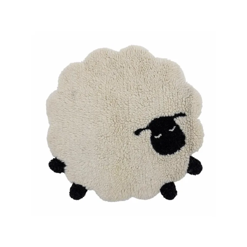 Bílý vlněný koberec Bloomingville Dolly 84 cm