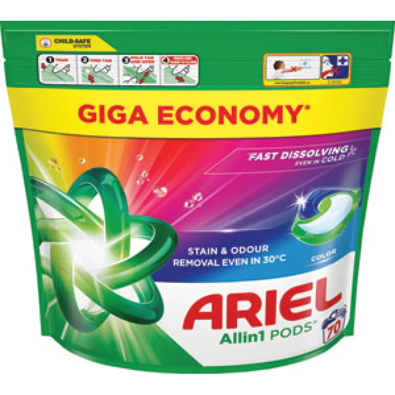 Ariel gélové kapsule All-in-1 PODS Color 70 PD