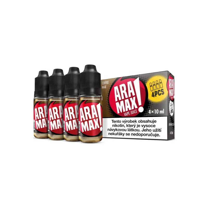 Liquid ARAMAX Coffee max 4x10ml 3mg