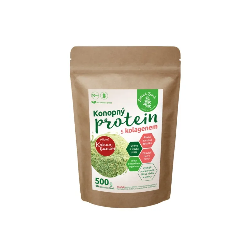 Konopný proteín s kolagénom 500 g