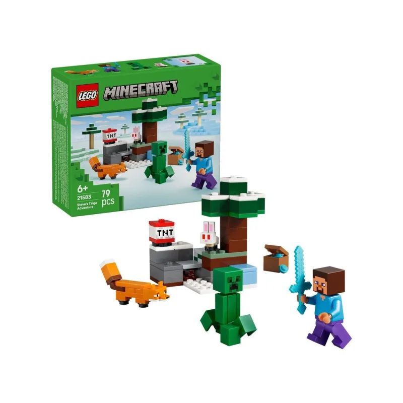 LEGO® 21583 Steve a dobrodružstvo v tajge