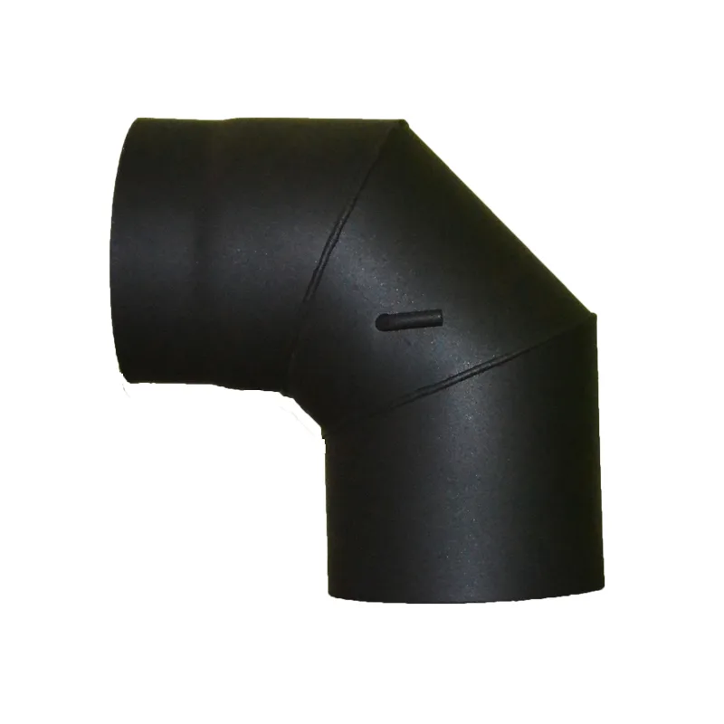 Koleno kouřové s klapkou 200/90/1,5 mm