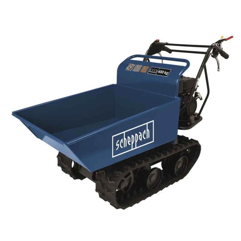 Pásový přepravník 400 kg s mechanickým sklápěním korby Scheppach DP 4500
