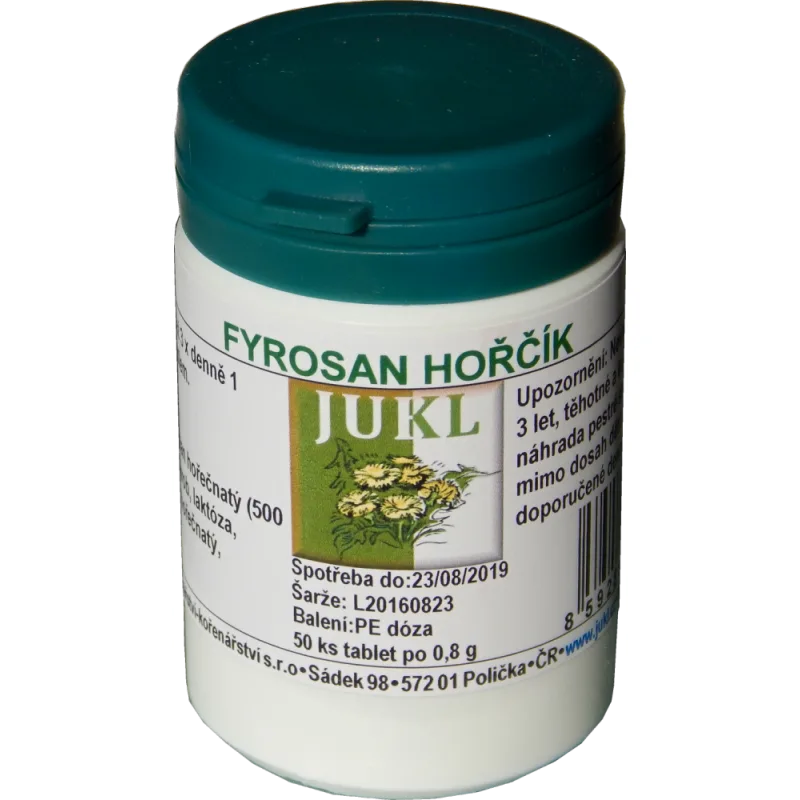 JUKL tablety Fyrosan Horčík