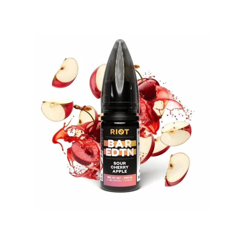 Riot BAR EDTN - Salt e-liquid - Sour Cherry Apple - 10ml - 20mg