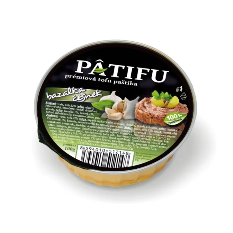 PATIFU bazalka–cesnak 100 g