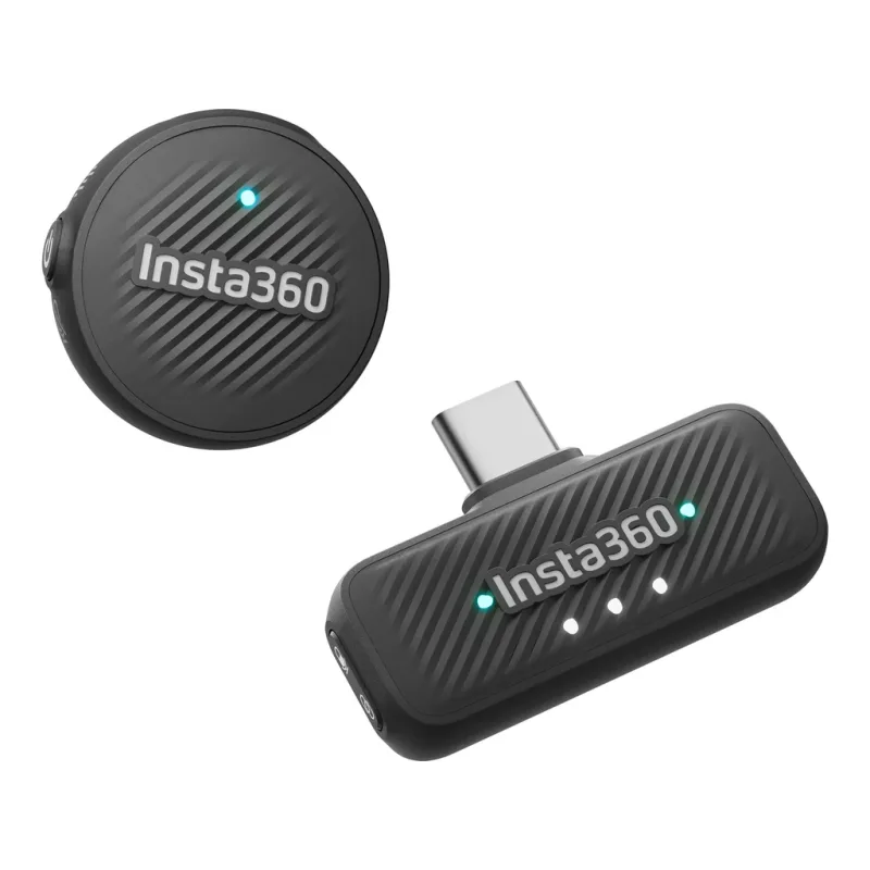 Insta360 bezdrátový mikrofon MIC AIR s USB-C přijímačem i pro telefony a pro X5 a Ace PRO 2