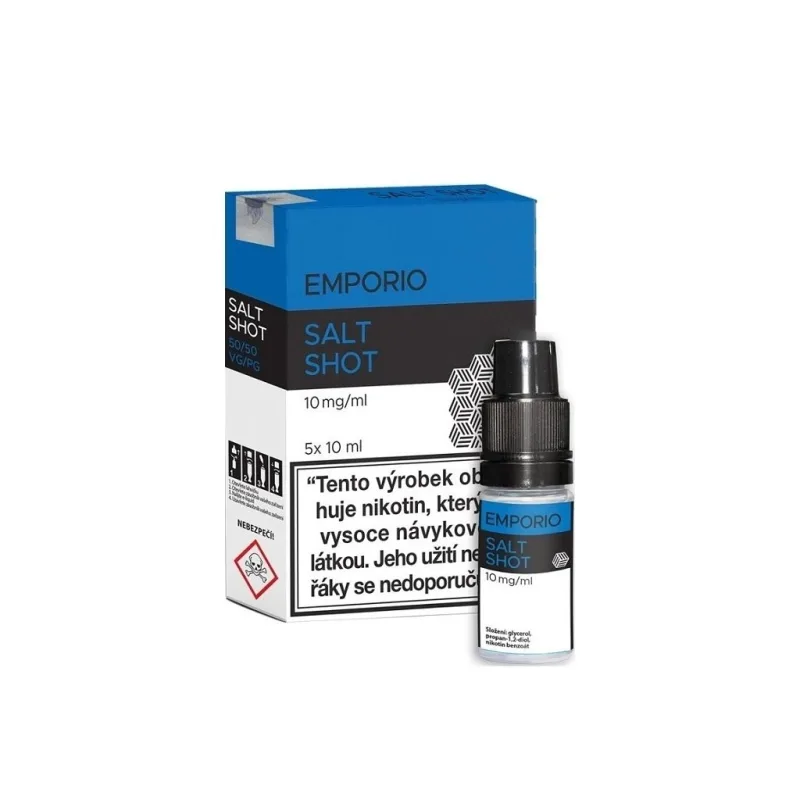 Emporio SALT SHOT 5x10ml 10mg  Salt nikotinový Booster