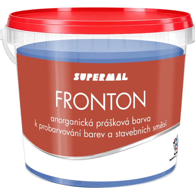 Fronton prášková barva do stavebních směsí malt a betonů, 0452 modrá, 800 g