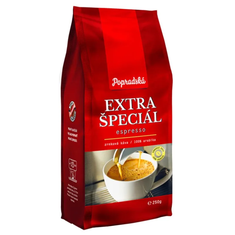 Zrnková káva Extra špeciál espresso 250 g