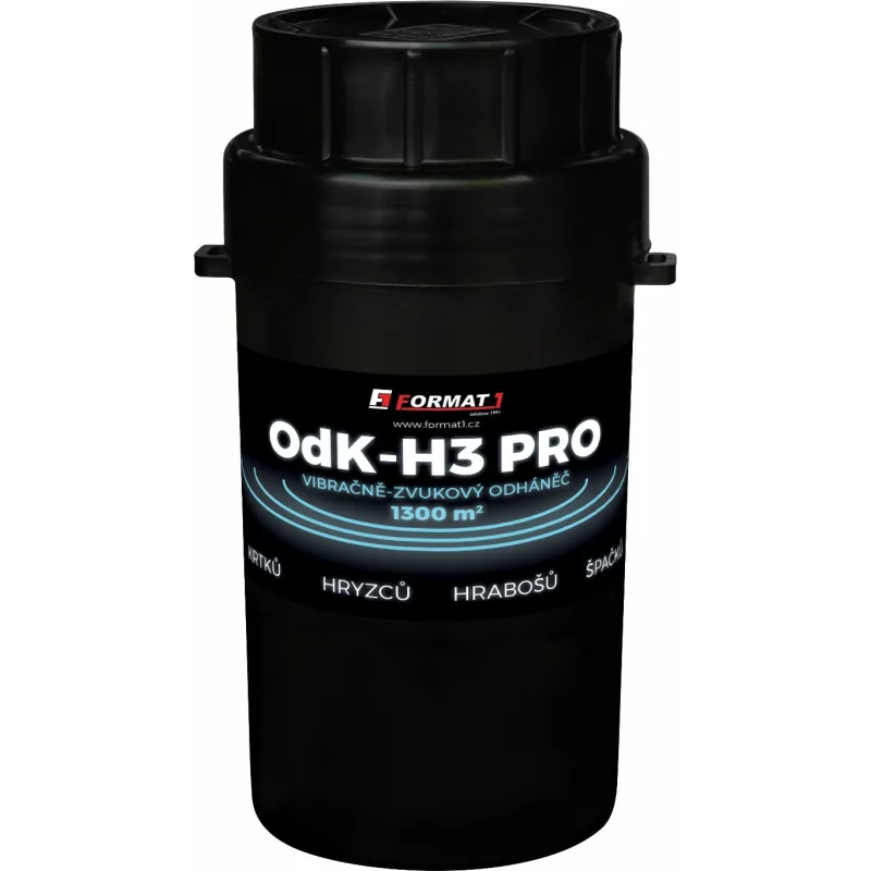 Odpudzovač krtkov a hrabošov FORMAT OdK-H3 PRO