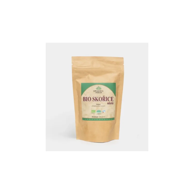 SKOŘICE PRAVÁ CEJLONSKÁ - mletá BIO 100 g ORGANIC INDIA
