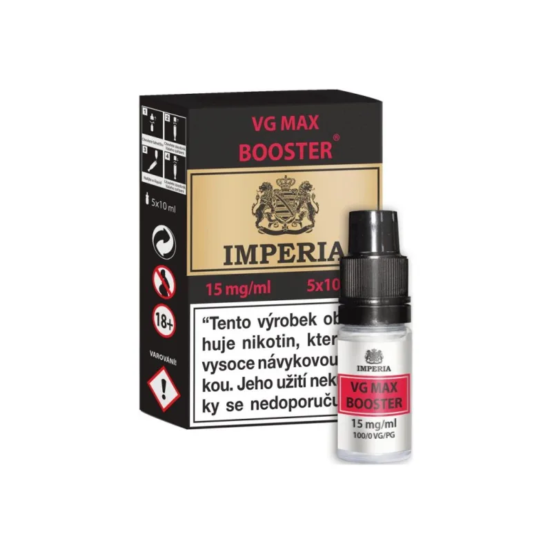 Báze VG Max Booster Imperia 5x10ml, 15mg
