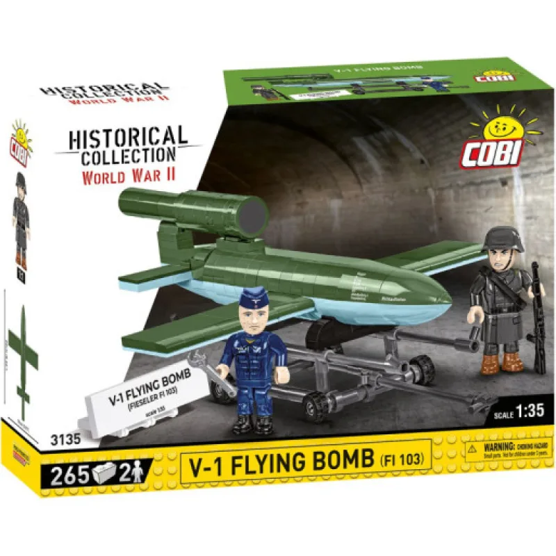 Cobi 3135 II WW V-1 Flying Bomb FI 103, 1:35, 265 kostek