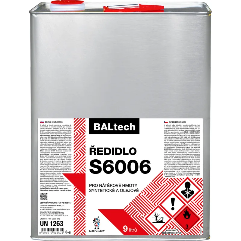 BALTECH ředidlo S6006, 9 l