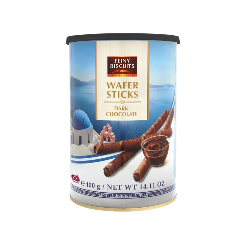 Feiny Biscuits vaflové trubičky s krémem z hořké čokolády 400g