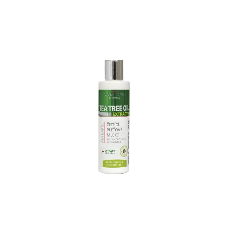 Odličovacie mlieko s Tea Tree Oil VIVAPHARM 200 ml