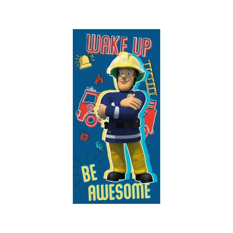 FARO Osuška Požárník Sam Wake up Bavlna - Froté, 70/140 cm