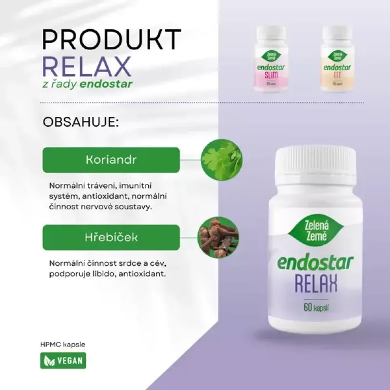 PEA-Kapseln RELAX sind natürliche Kapseln zur Beruhigung und für das psychische Wohlbefinden. 60 Kapseln